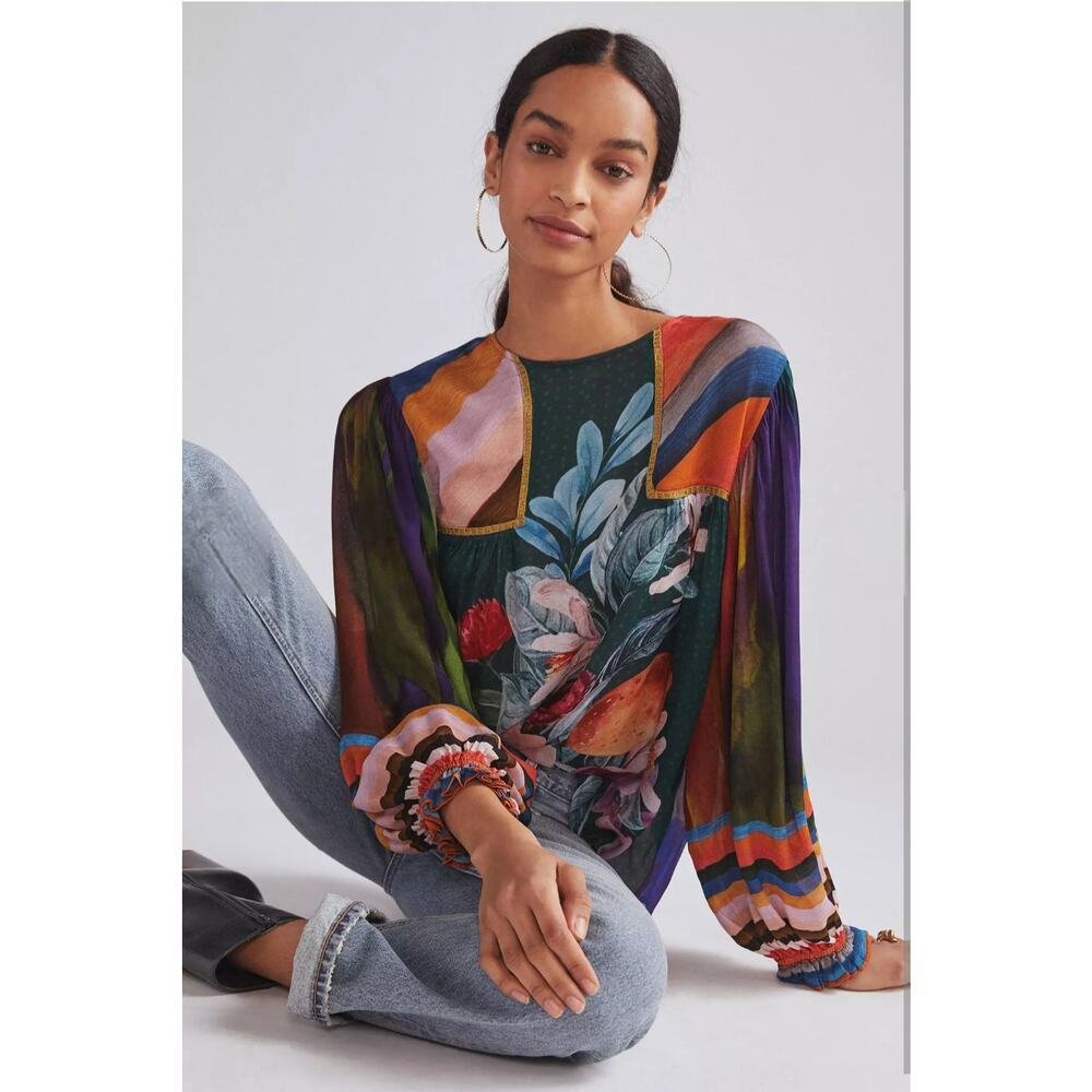 BL-NK for Anthropologie Miranda Peasant Top